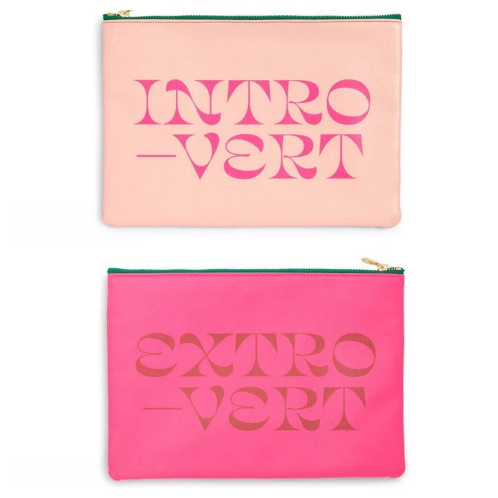 ban.do Introvert Extrovert Clutch NWT